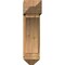 Ekena Millwork Thorton Arts and Crafts Rough Sawn Bracket w/ Offset Brace, Western Red Cedar, 8"W x 22"D x 30"H BKT0806X22X30THR03RWR - alternate 3